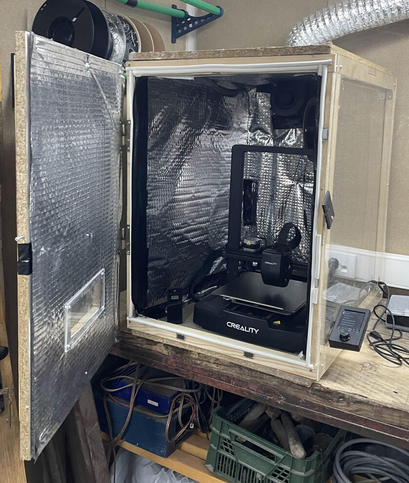 Custom 3D Printer Enclosure &amp; Printer Upgrades (WIP)